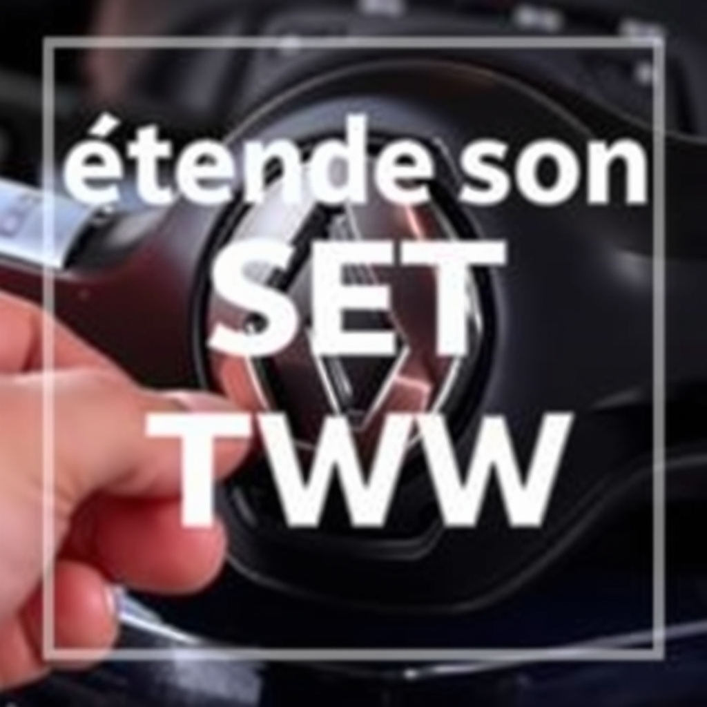 Comment éteindre son SET TPW sur une RENAULT ?