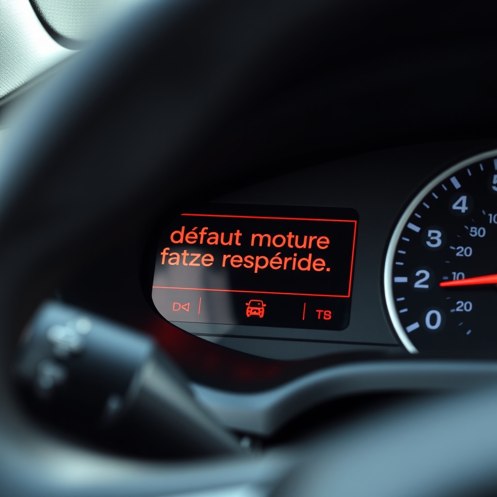 Message défaut moteur faites réparer le véhicule : que faire ?